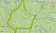 �lut� vyzna�en� je oblast II. doned�vna bezz�sahov� z�ny NP �umava, do n� jsou vno�en� bezz�sahov� I. z�ny 