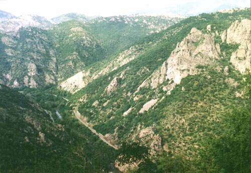 Kresna Gorge in Bulgaria - Natura 2000 protected area