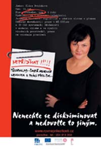 Kampaň Gender Studies "Nenechte se diskriminovat a nedovolte to jiným" byla oceněna