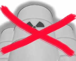 - ne jadernému odpadu -