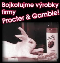 - Ochránci zvířat vyzývají k bojkotu výrobků firmy Procter & Gamble -