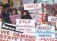 -Demonstrace proti násilí na ženách v Pákistánu/Foto BBC -