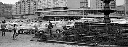 Teplice: Náměstí Svobody (19. 5. 1978) Foto: Jörg Blobelt Wikimeda Commons
