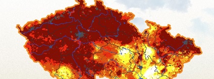 Odchylka sucha od obvyklého stavu v období 1961 - 2010. / Na mapě sucho v roce 2010. Odchylka sucha od obvyklého stavu v období 1961 - 2010. / Na mapě sucho v roce 2010.