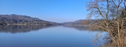 Stav hladiny v Brněnské nádrži dne 5. března 2026. Foto: Povodí Moravy