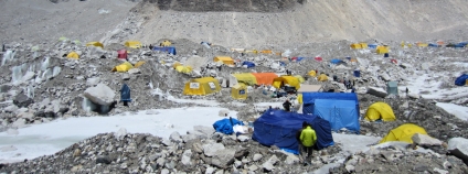 mount Everest základní tábor Foto: Deana Zabaldo Flickr