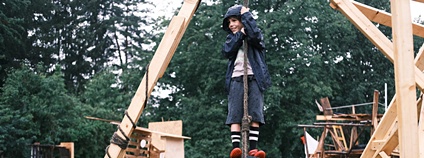 Ukázky dobrodružných hřišť Foto: Carolina Sidon Město přátelské k dětem