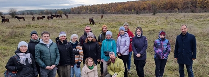 Odborníci z Ukrajiny se inspirovali v rezervaci u Milovic Foto: Martin Schmid Česká krajina