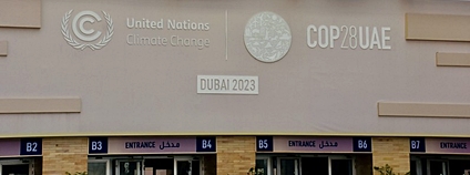 Klimatická konference COP28 ve Spojených arabských emirátech Foto: Hanae Takahashi, Friends of the Earth Flickr