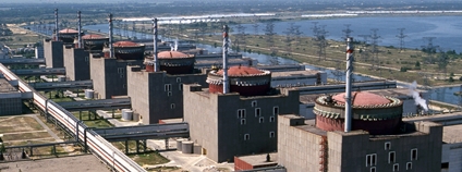Jaderná elektrárna Energodar v Záporoží na Ukrajině Foto: Depositphotos