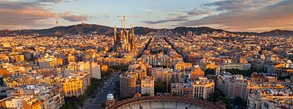 Letecký pohled na Barcelonu Foto: Depositphotos