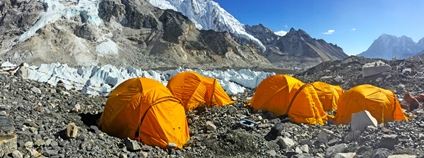 Stany na základním táboře na Everest Foto: Depositphotos