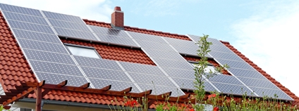 Fotovoltaická elektrárna na rodinném domě Foto: Depositphotos