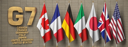 Vlajky států G7 Foto: Depositphotos
