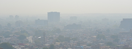 Znečištěný vzduch v hlavním městě Indie Dillí Foto: Depositphotos
