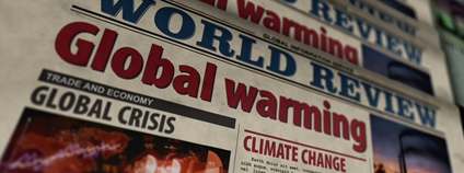 Noviny s texty o klimatické krizi Foto: Depositphotos