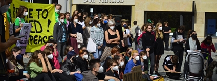 Demonstrace Fridays for Future v Brně Foto: Fridays For Future Česká republika Facebook Demonstrace Fridays for Future v Brně Foto: Fridays For Future Česká republika Facebook