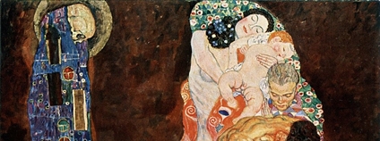 Gustav Klimt - Smrt a život Foto: Wikimeda Commons