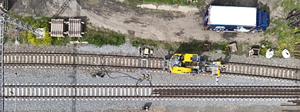 Zprovoznění železnice u Hostopečí nad Bečvou Foto: Hasičský záchranný sbor ČR - Olomoucký kraj