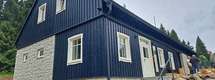 Informační středisko CHKO Jizerské hory v Mariánskohorských Boudách Foto: Pavel Gejdoš AOPK ČR