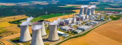 Elektrárna Dukovany.