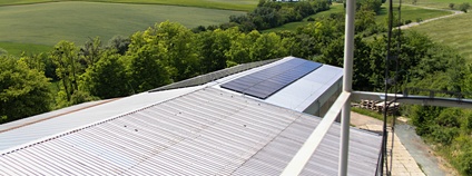 První komunitní solární elektrárna Energetického družstva Hnutí DUHA  Foto: Hnutí DUHA