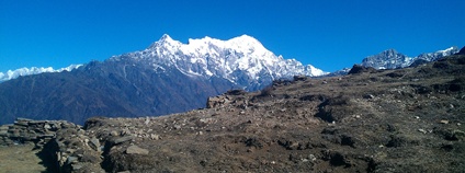 Nepálský vrchol Langtang Lirung Foto: Nirmal Dulal Wikimedia Commons