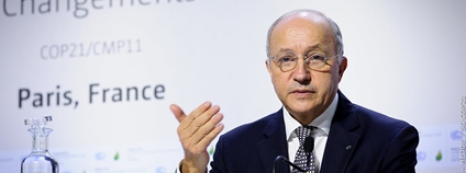 Laurent Fabius. Foto: COP PARIS Flickr.com Laurent Fabius. Foto: COP PARIS Flickr.com