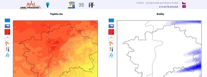 Libuše - Meteorologický portál pro Prahu Foto: libuse.urbipragensi.cz Libuše - Meteorologický portál pro Prahu Foto: libuse.urbipragensi.cz