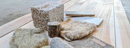 Materiál z technického konopí Foto: UCEEB ČVÚT Inovace od Buřinky