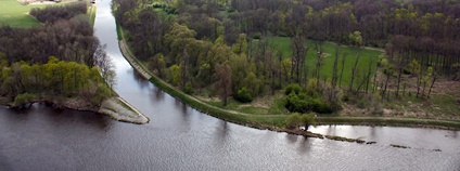 Soutok Labe a Vltavy na Mělníce Foto: Lucas Combos Flickr