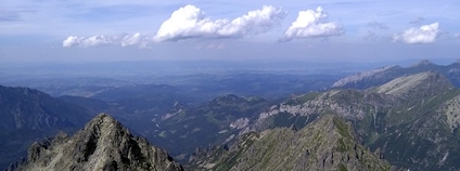 Panorama z nejvyššího bodu Polska - vrcholu Rysy. Foto: D∀riusz ™ Flickr
