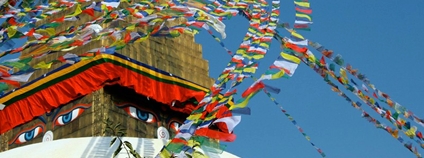 Stúpa Bódhnáth v nepálském Káthámdú Foto: Silke Flickr