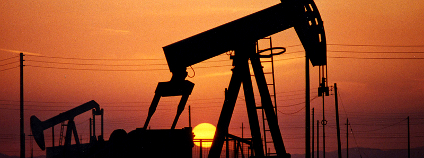 Západ slunce nad texaským ropným polem Foto: swisscan Flickr