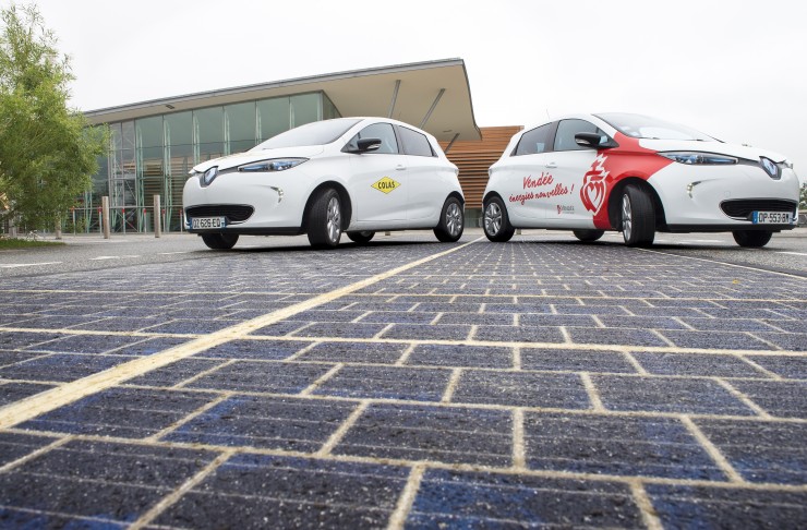 Une entreprise française veut construire des routes avec des panneaux solaires