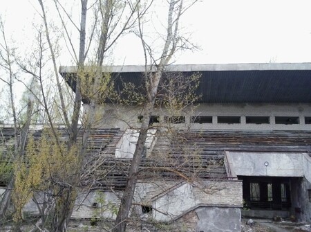  Opuštěný stadion ve městě Pripjať (zdroj Vladimír Wagner).