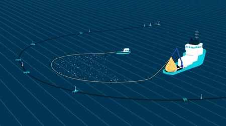 V závěsu za tažnou lodí vyrazilo v sobotu ze San Franciska první zařízení organizace The Ocean Cleanup (