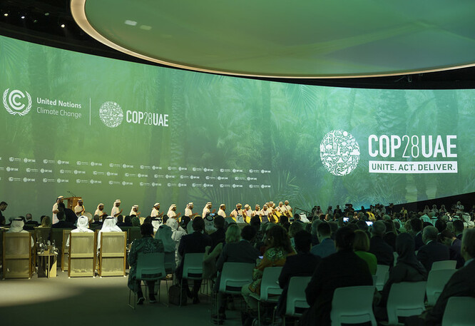 Klimatická konference COP28 ve Spojených arabských emirátech.