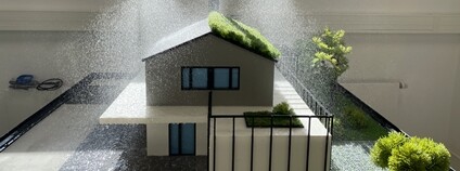 Model modro-zelené infrastruktury TransformAr. Foto: Česká zemědělská univerzita v Praze 