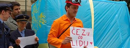 Dárek pro energetiky. Foto: Martin Singr/Ekolist.cz