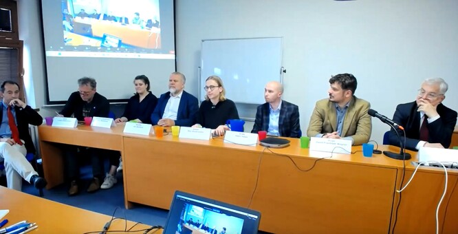 Debata kandidátů do Evropského parlamentu.