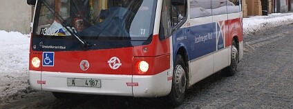Mini elektrobus v pražských uličkách Foto: DPP