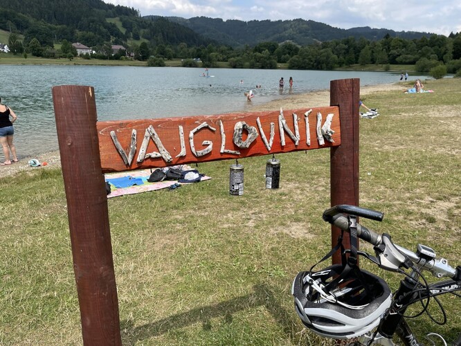 Vajglovník u vodní nádrže Balaton u obce Karolinka. 