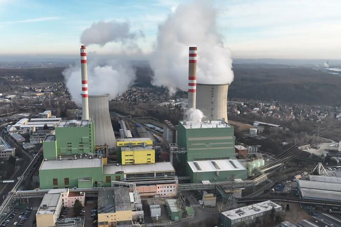 Teplárna Kladno.