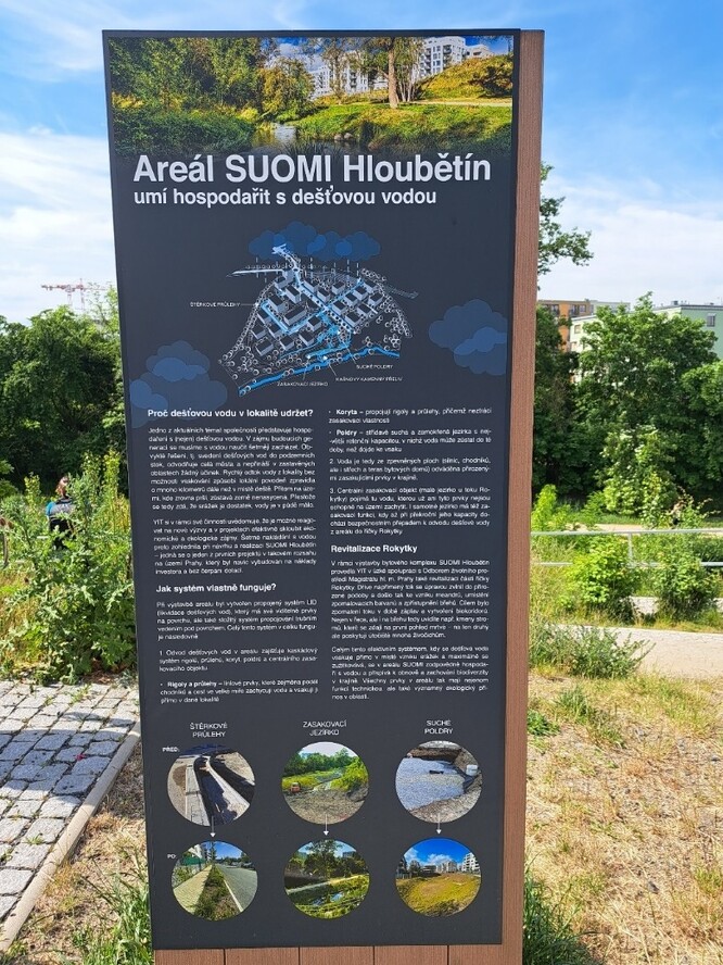 Obr. 8. Informační tabule (SUOMI Hloubětín).