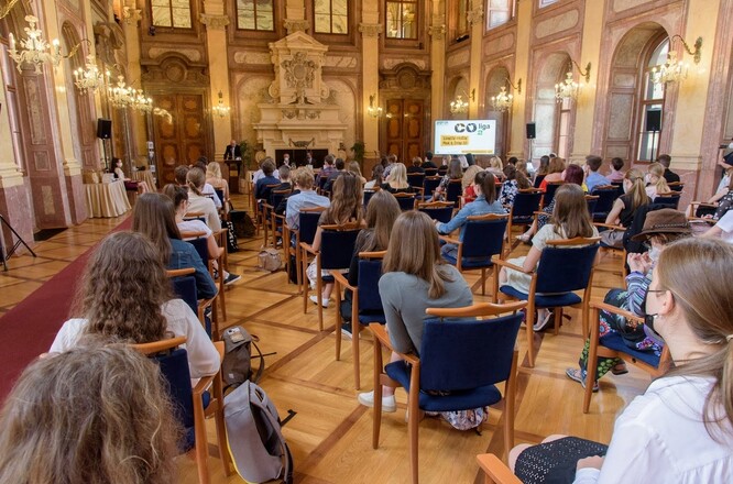 Foto ze závěrečné konference CO2 ligy v Senátu PČR v Praze.