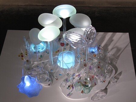 Model koloběhu vody v přírodě designérky Michaely Tomiškové.