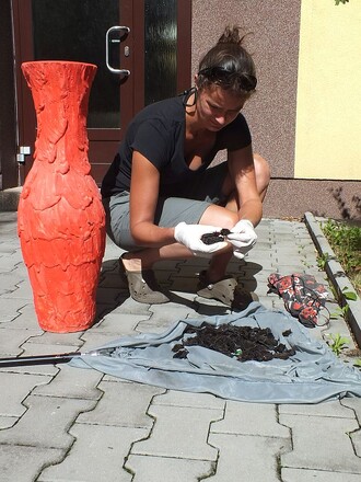 Vázy bývají pro netopýry smrtící pastí. Po hladké vnitřní straně se ven nedostanou.
