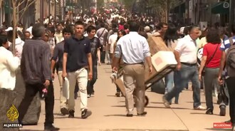  Mexická metropole.