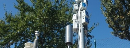 Měření kvality ovzduší ve městě Tišnov Foto: Centrum dopravního výzkumu 